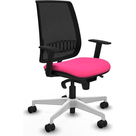 Chaise de bureau piqueras y crespo Alares noir mousse injectée (1/2)