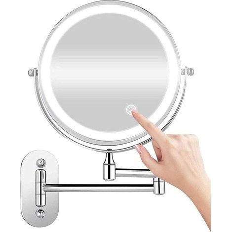 Products Bathroom Wall Mounted Makeup Mirror Double Sided 1X