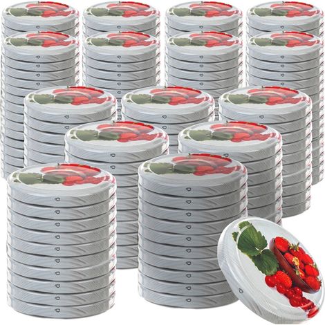 KADAX Deckel fi66 Muster O-04 Früchte (Erdbeeren, Kirschen (1/5)