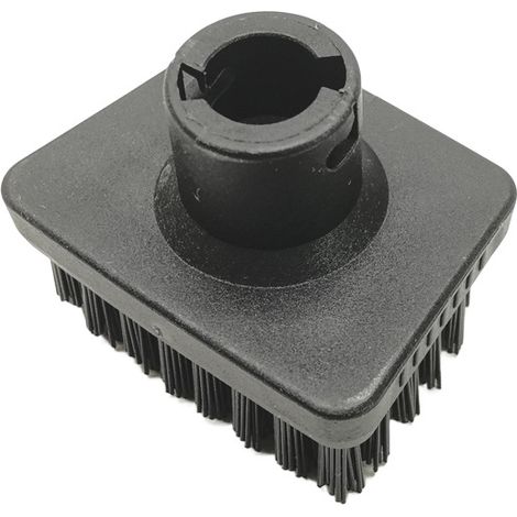 Cepillo en T de cerdas negras Kärcher Steam T-Brush - Accesorio compatible con el generador de vapor Kärcher SC1-5 - x1 Cepillo en T de cerdas negras