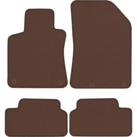Peugeot 308 II SD HB (2013-2021). Tapis de sol dédiés - EVA alvéolé marron (1/5)