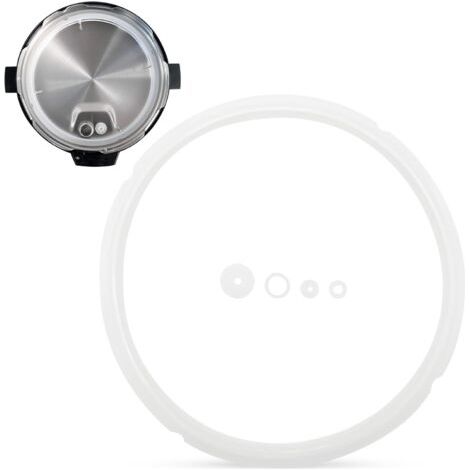 QORVA-Joint d'étanchéité de rechange 22-24 cm, joint d'étanchéité pour autocuiseur, joint d'étanchéité 22-24 cm pour autocuiseur 5-6 L, silicone, lot de 5 (1/5)