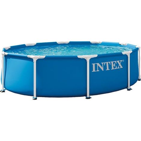 Piscina intex metal frame capacidad 4485 l dimensiones 305x76 cm