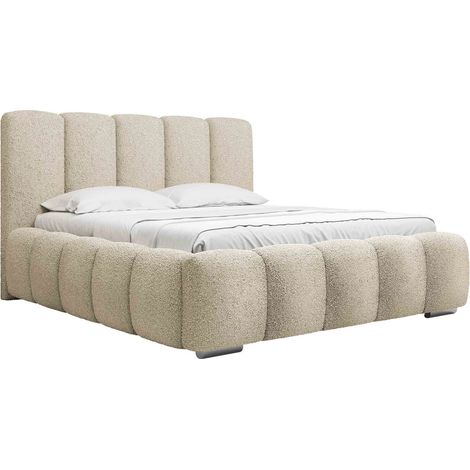 Lit TrendyNest Alceus I, Abriamo 03, Double, 160x200, Tissu, Disponible, 180x222x112cm (1/5)