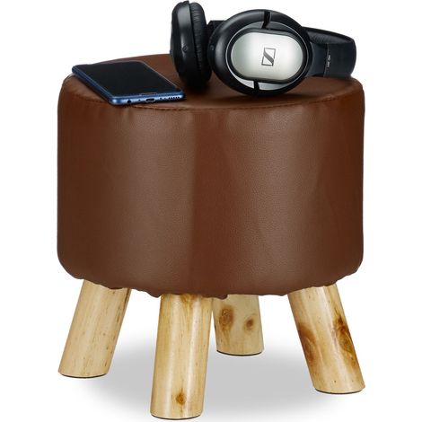 Hocker aus kunstleder