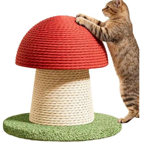 Rascador Para Gatos - Poste Vertical De Sisal - Para Ejercicio Físico Y Afilado De Uñas En Interiores Y Exteriores - 1 Unidad (1/5)