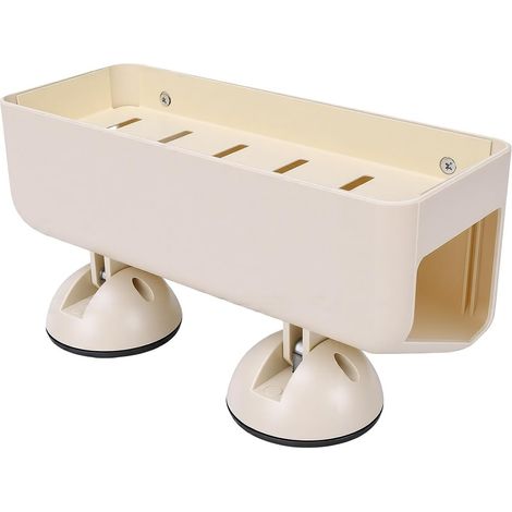 Sponge holder with suction cups, sturdy sink, rustproof, countertop organizer, drying rack for sponge towels (1/5)
