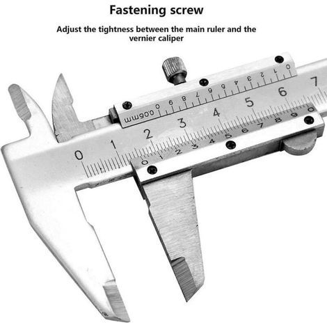 Pied à coulisse numérique en acier au carbone haute précision 0–150 mm, étui de protection inclus, précision micrométrique (1/3)