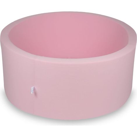 Piscina seca 90x40cm rosa polvo sin bolas