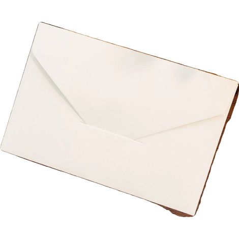 Sobres de papel, material kraft, ideales para invitaciones y tarjetas, 100 unidades, blanco perla. (1/2)