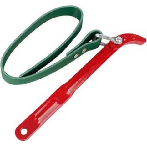 Clé à filtre à huile à courroie de 20 cm (8 pouces), outil manuel pour le démontage et la réparation automobile, durable (1/5)
