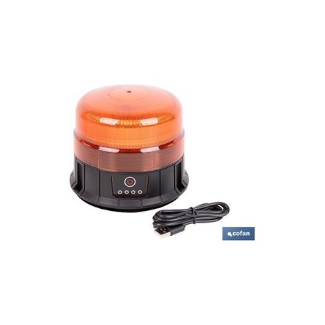 Luz giratoria 39 LED SMD imán recargable