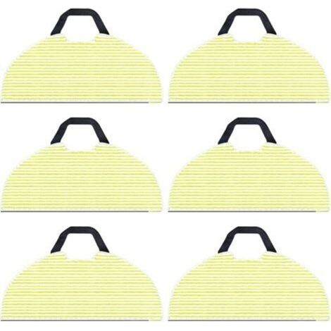 Lot de 6 chiffons de nettoyage de rechange pour aspirateur robot Shark RV2610WA AV2610WA AI Ultra 2 en 1, chiffon de nettoyage en microfibre Shark AI Ultra (1/5)
