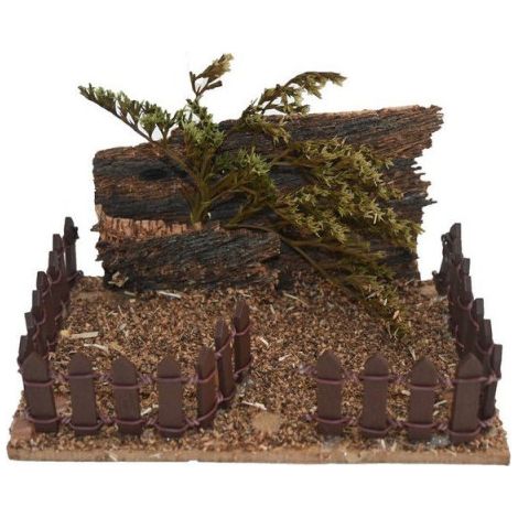 CORRAL CORCHO ANIMALES 15X9X8CM