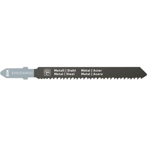 Fein 63503169010 Lama per seghetto alternativo per metallo BIM 63 T1.9/2.2 MS SC 5 pz.