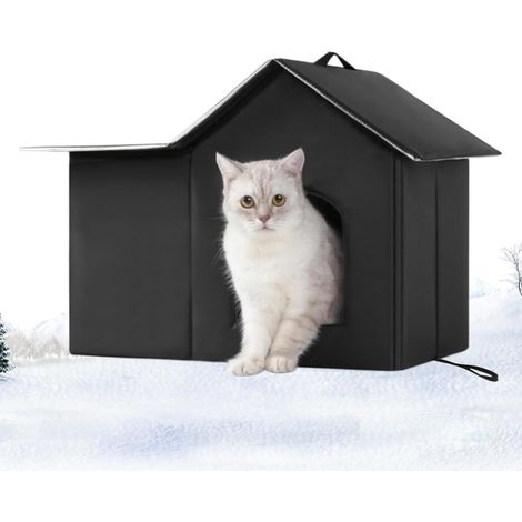 Maison pour Chat Extérieur Maison pour Chat D'extérieur Résistante Aux (1/5)