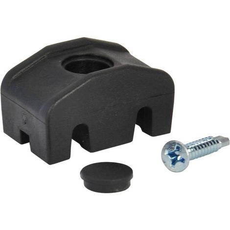 PIASTRINA DI FISSAGGIO IN NYLON colore nero