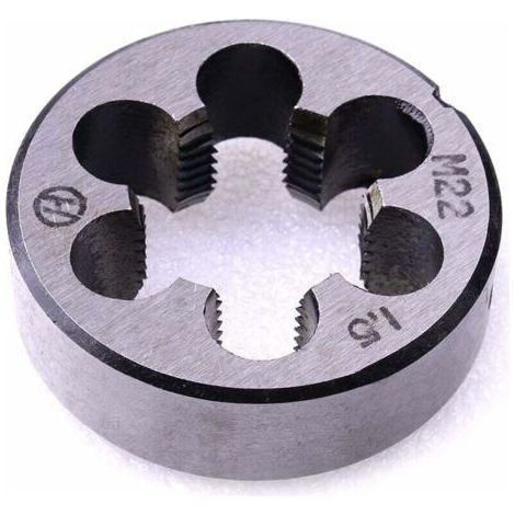 Filières métriques,M22 X 1.5mm métrique droite fil main Die, 1pc