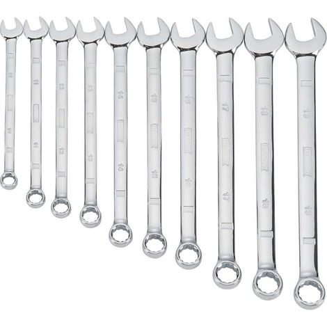 DeWalt DWMT19227-1 juego de 10 llaves ajustables plateadas (1/2)