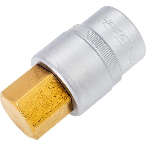 Douille mâle 986-22 ∙ Carré creux 1/2 pouce (12,5 mm) ∙ Profil à 6 pans intérieurs ∙ Taille 22 mm (1/3)