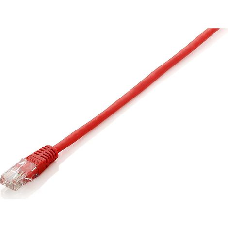 Equip Patchkabel Cat6 U/UTP 2xRJ45 1.00m rot Polybeutel (625420)