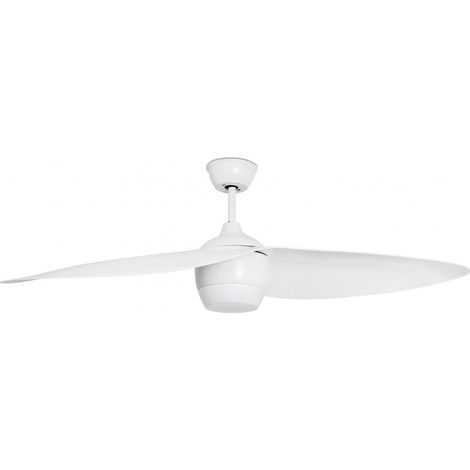 Ceiling Fan Alaska White with LED and Remote