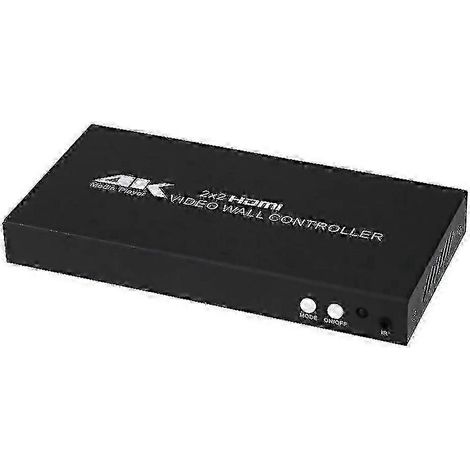 Processeur de fusion multi-écrans compatible XP02, contrôleur de mur d'images HDMI 4K 2x2 (1/5)