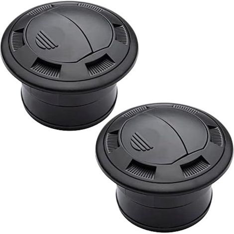 Bocchetta di ventilazione universale da 75 mm. Adatta per la ventilazione rotante dei riscaldatori interni di auto, autobus, camper e roulotte. (1/4)