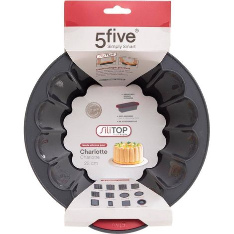 Molde para tarta charlotte de silicona premium ø22cm (1/4)