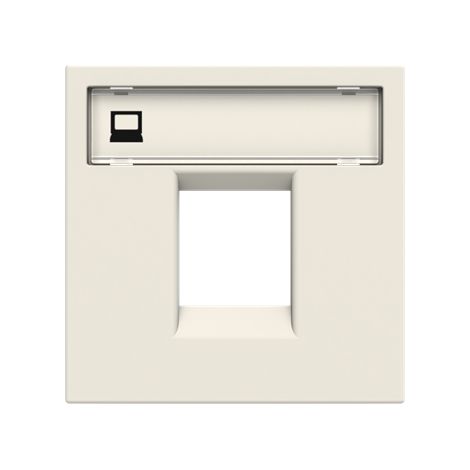 Couvercle de connecteur RJ45 Serie Zenit Niessen  Blanc - 1 (1/3)