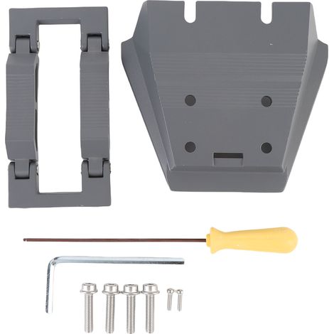 Support de fixation pour rack de toit voiture en aluminium robuste – Compatible avec Gen 3 et Enterprise – Adapté aux racks de 0,59 à 1,75 pouces – Ensemble avec base, adaptateur, outils et manuel (1/5)
