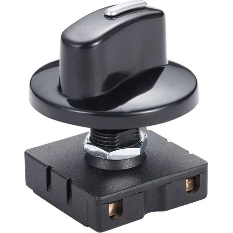 Robuster 4-Positionen-Drehschalter mit 3 Geschwindigkeitsstufen, 13 A–125 V/10 A–250 V, Drehzahlregler für Heizlüfter mit Taste
