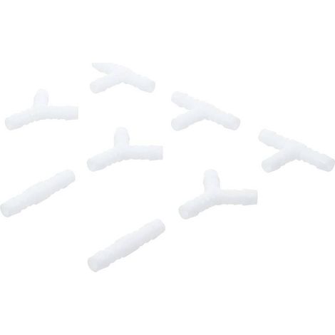 Assortiment de Connecteurs de Tuyau 10 mm - 8 pcs, Résistants aux Carburants, - D-Work (1/5)