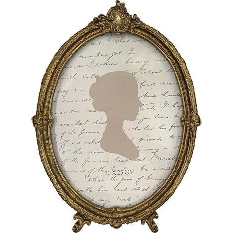 Cadre photo vintage de 20,3 x 25,4 cm avec façade en verre, affichage photo, décoration murale, idée cadeau, marron (1/5)