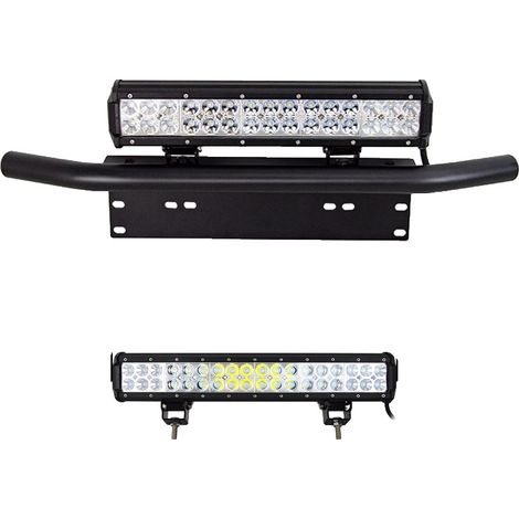 Barre lumineuse LED, boîtier en aluminium durable, design étanche, 17in 108W sans fil (1/2)