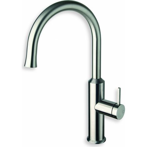 Robinet mitigeur cuisine ALTO 100% inox - Cristina Ondyna KX52528 (1/3)