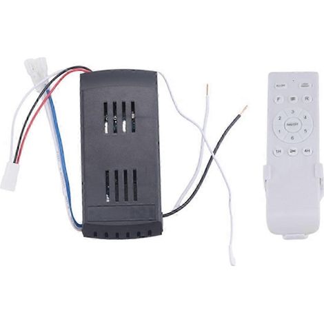 Kit de télécommande universelle pour ventilateur de plafond 30 W, 6 vitesses, minuterie, éclairage, remplacement de télécommande (1/5)