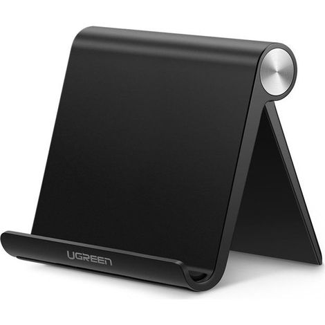 Support Tablette - UGREEN - Pliable - Compatible 4,7-12,9 pouces - Noir - Réglable (1/4)