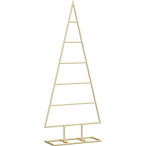 Arbre de Noël Sapin de Noël en métal Doré 90 cm Acier peint par poudre (1/5)