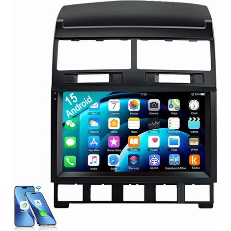Autoradio 9 pouces pour VW Touareg 7L 2003-2010 Carplay Android 15 GPS RDS 1+32G (1/5)