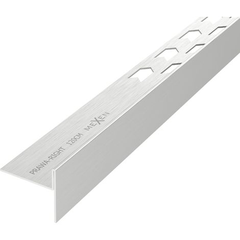 Mexen Line-B Bodenfallschiene 120 cm rechts, Inox - 181001120R (1/5)