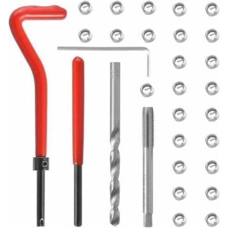 Kit de réparation des Filetage de Type Helicoil M6 (30 pièces) (1/4)