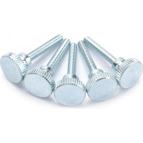 Lot de 100 Vis Moletées M3x18 Tête Haute Double Poignée Réglable Acier Inoxydable (1/4)