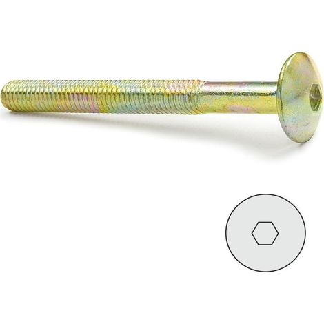 MILANI ENRICO tornillo cabeza bombata allen bicromatado 8-120 (1/2)