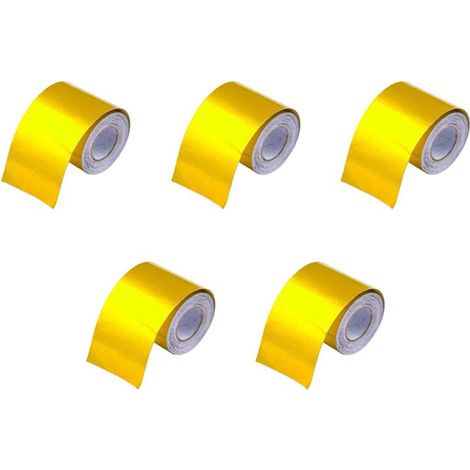 Adatto per nastro isolante termico riflettente oro 5x, riflettore isolante termico per presa d'aria, strato isolante termico autoadesivo per motore