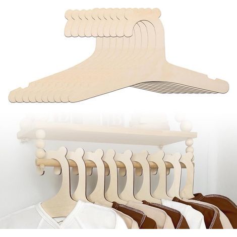 CCYKXA  10 non-slip hangers, suitable for baby and young children's clothes, children's hangers for children's rooms