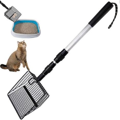 Râteau extensible pour poulailler, pelle à litière pour chat, accessoire pour poulailler B (1/5)