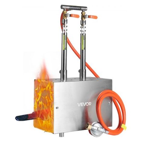 Forge au Propane Portable - Four de Forge à Gaz avec 2 Brûleurs (1/5)