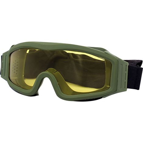 Lunettes de tir balistique antichoc PC pour outdoor, protection oculaire militaire résistante aux explosions, verres polycarbonate. (1/5)