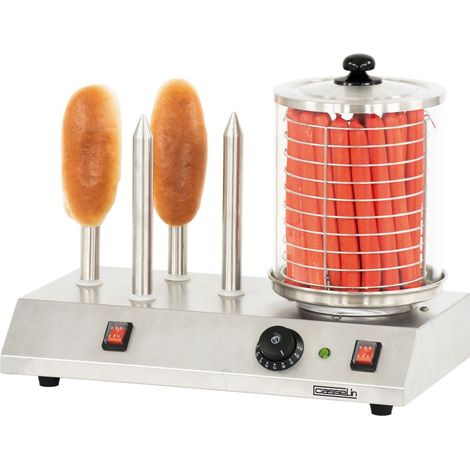 Appareil à Hot-dog électrique 4 Plots - Casselin